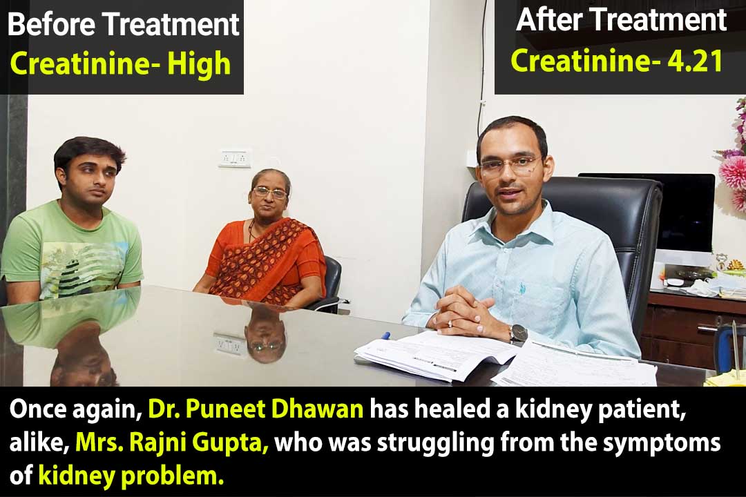 Karma Ayurveda Kidney Patient Review Name – Mrs. Rajni Gupta