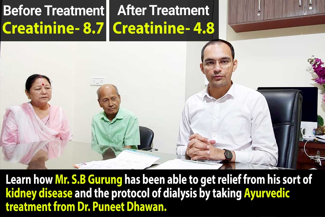 Karma Ayurveda Kidney Patient Review Name – Mr. S.B. Gurung