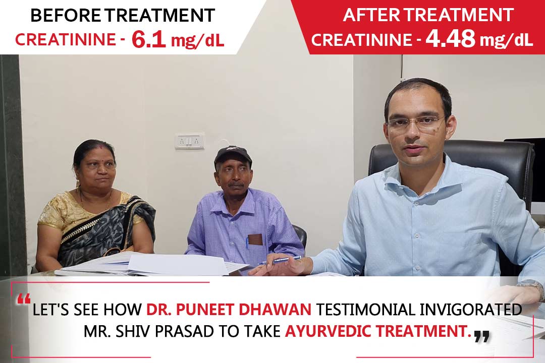 Karma Ayurveda Kidney Patient Name – Mr. Shiv Prasad